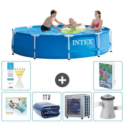 INTEX Piscina con estructura Redonda - 305x76 cm - 5-piezas S112