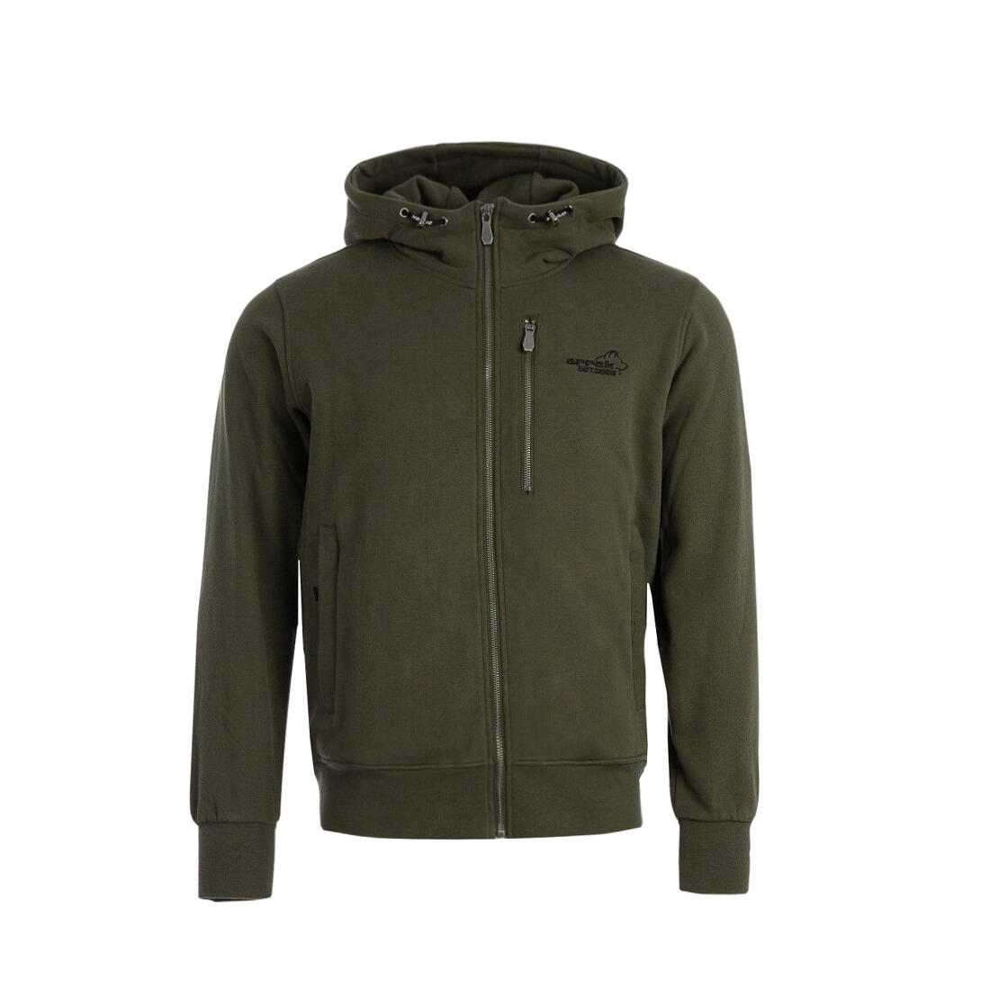 Sportlicher Hoodie Herren Oliv 1/6