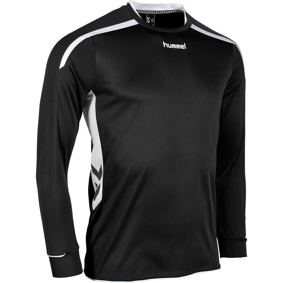 Hummel Preston Langarmtrikot Herren - Schwarz / Weiß 3/5