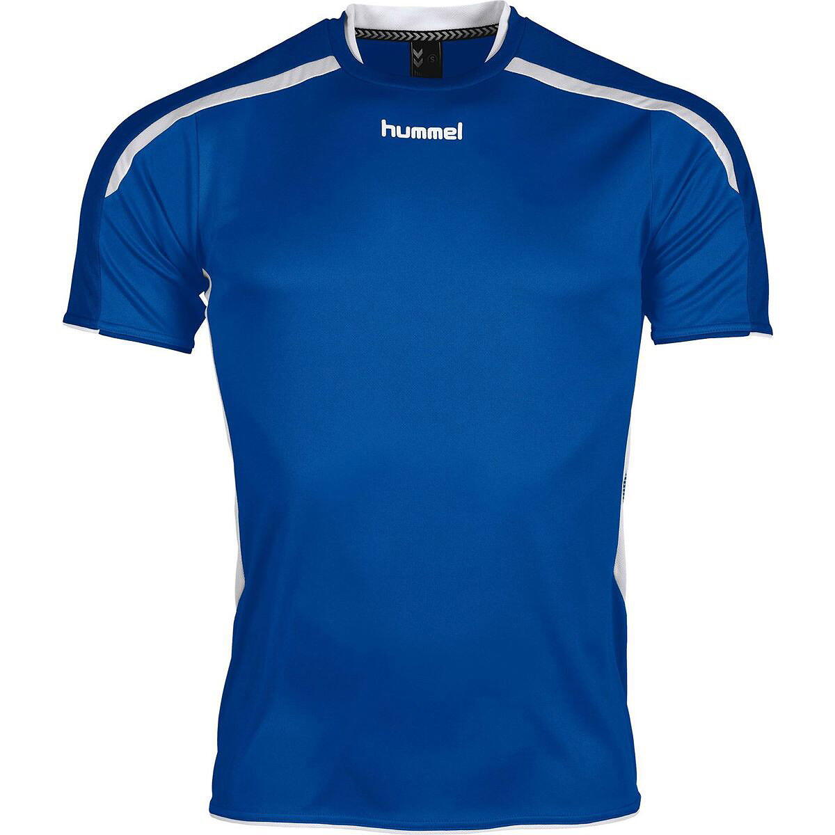Herren - fußball - shirt - schnelltrocknend - royal/weiß 2/5
