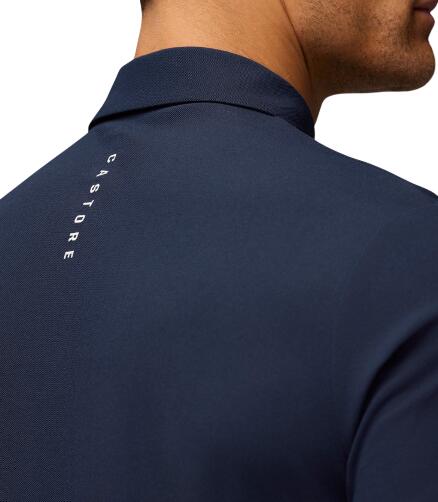 Castore Essential Polo, polo da golf da uomo, blu navy 4/4