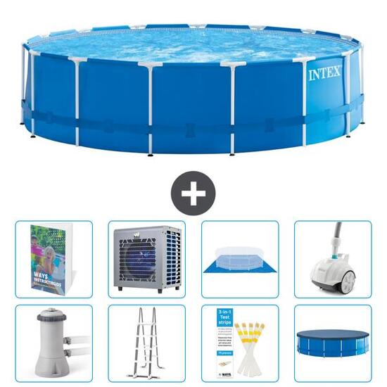 INTEX Piscina con estructura Redonda - 457x122 cm - 9-piezas S547