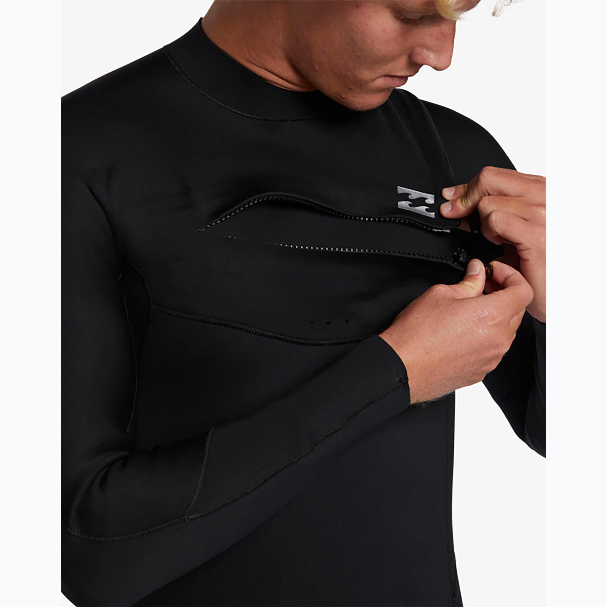Pianka do pływania męska Billabong 5/4 mm Foil Chest Zip GBS black 4/6
