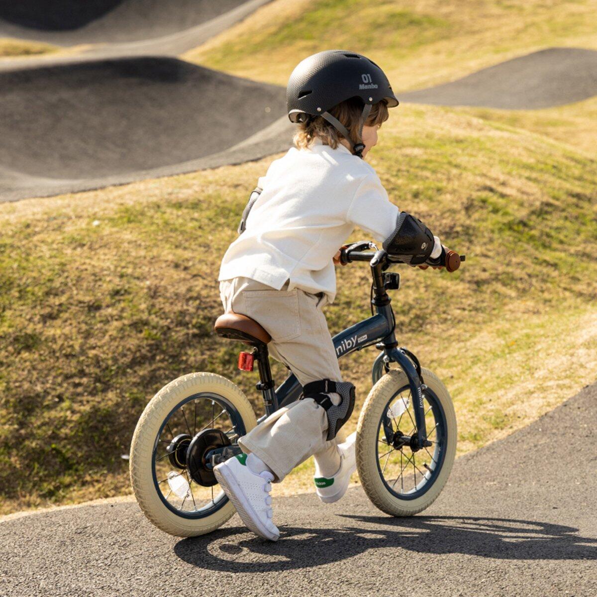 Qplay Miniby Kinderfiets 14 inch - 3 in 1 - loopfiets - Staal 4/7