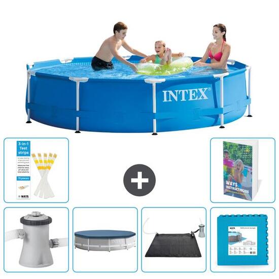 INTEX Piscina con estructura Redonda - 305x76 cm - 7-piezas S273