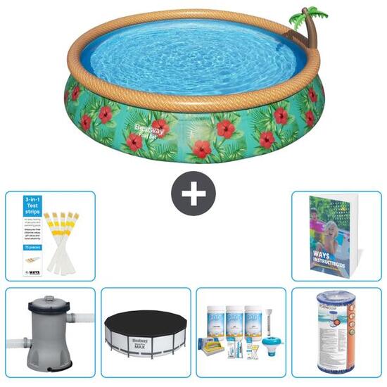 BESTWAY Piscina Bestway Fast Set Redonda - 457x84 cm - 7-piezas S208