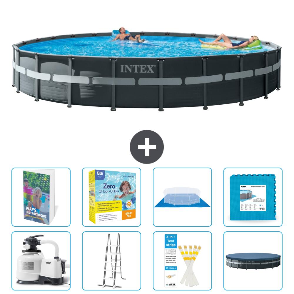 Ultra XTR Pool Rund - 732x132 cm - 9-teilig  S566 1/7