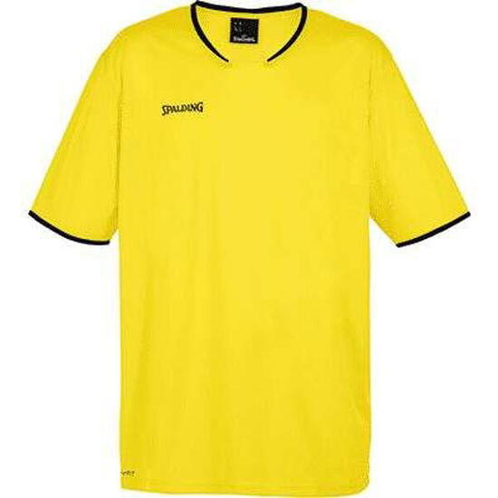 Spalding Move Maillot de Shooting Hommes - Jaune Fluo / Noir - XL