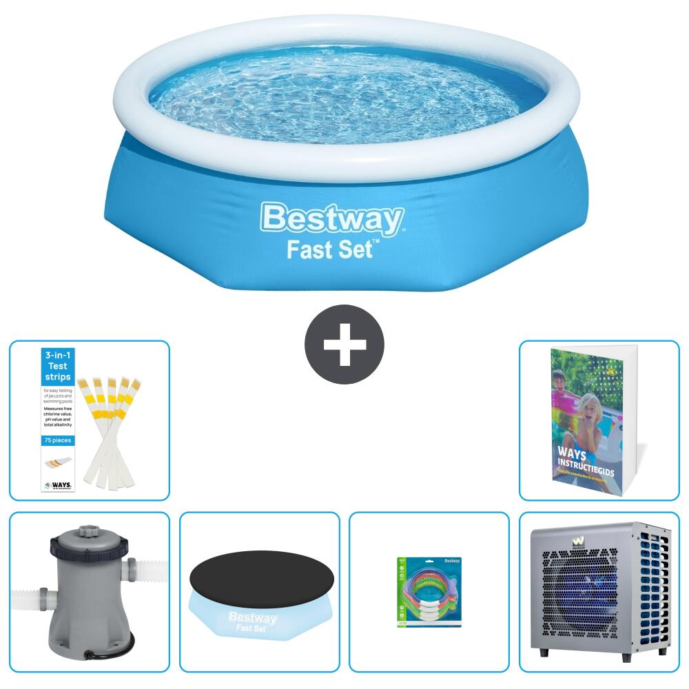 Bestway Fast Set Ronde - 244x61 cm - 7-pièces  S338 1/7