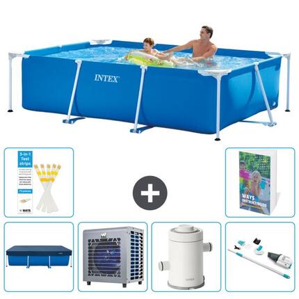 INTEX Piscina con estructura Rectangular - 260x160x65 cm - 7-piezas S25