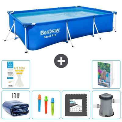 Bestway steel pro rechthoekig - 300x201x66 cm - 7-delig s3