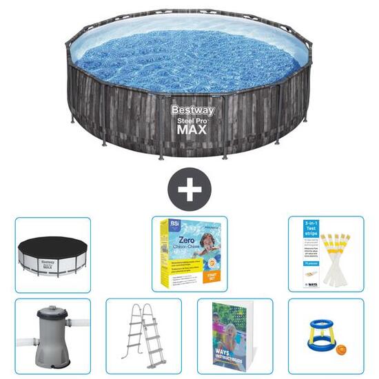 Bestway Steel Pro MAX Rund - 427x107 cm - 6-teilig S529
