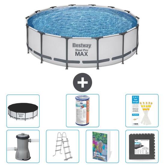 Bestway Steel Pro MAX Rund - 427x122 cm - 6-teilig S563