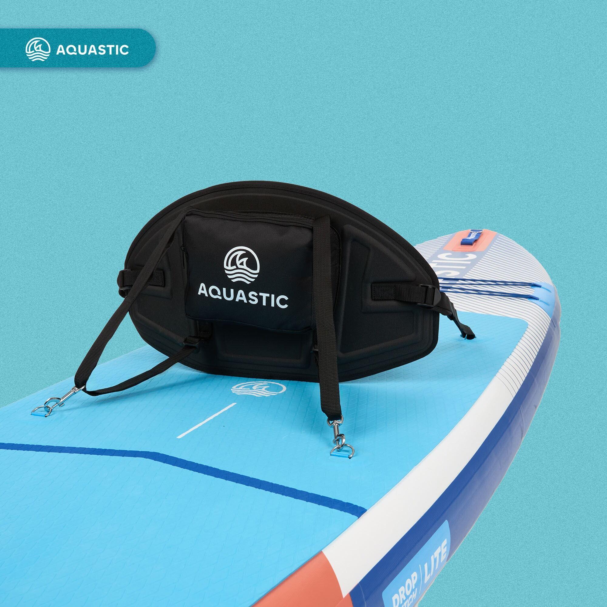 Sedile da kayak per tavola SUP AQUASTIC AQS-B4I185-BK con borsa 3/7