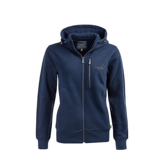 Sweat à capuche sportif pour femme bleu marine