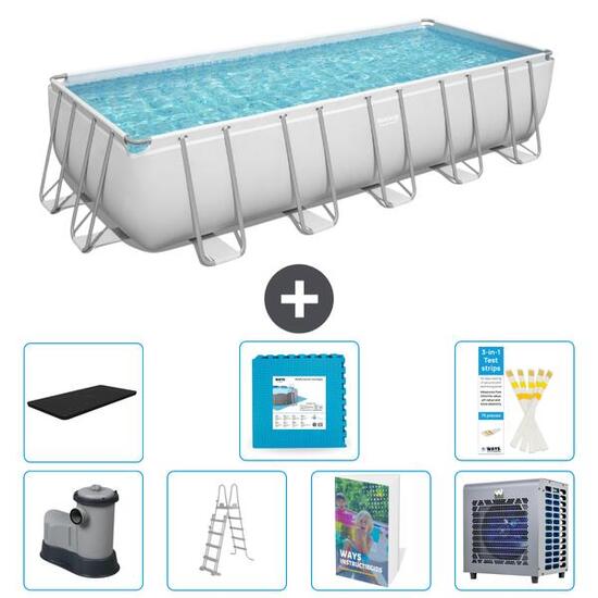 BESTWAY Piscina Bestway Power Steel Rectangular - 640x274x132 cm - S601