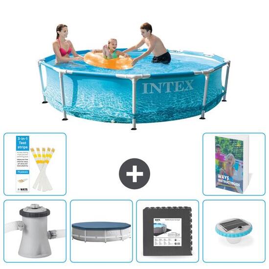 Piscine Tubulaire Ronde - 305x76 cm - 7-pièces S312