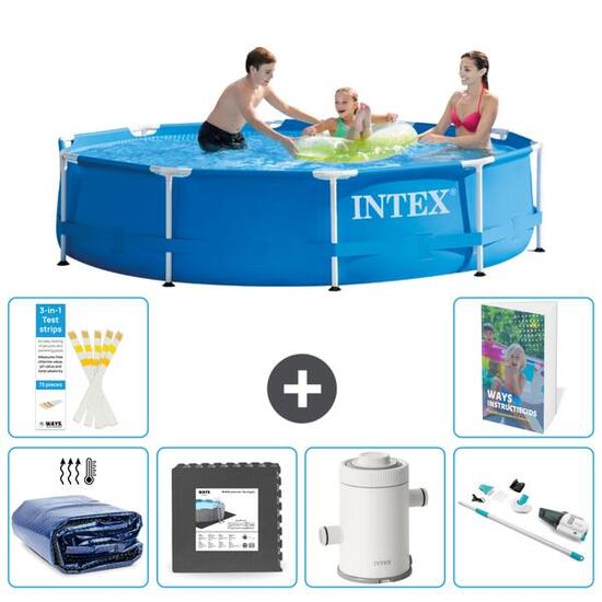 INTEX Piscina con estructura Redonda - 305x76 cm - 5-piezas S141