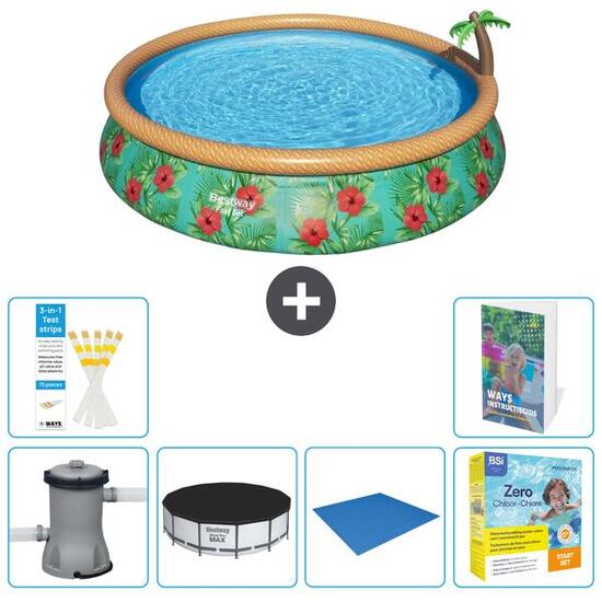 BESTWAY Piscina Bestway Fast Set Redonda - 457x84 cm - 7-piezas S198
