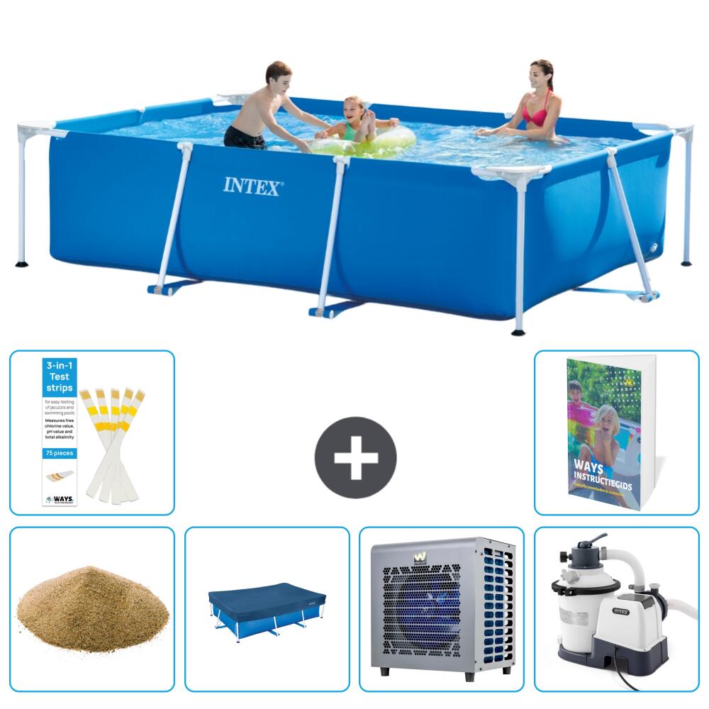 Rechteckiger Frame Pool - 300x200x75 cm - 7-teilig  S133 1/7