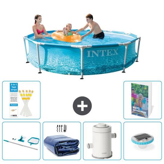INTEX Basen ze stelażem Okrągły - 305x76 cm - 7-częściowy S131