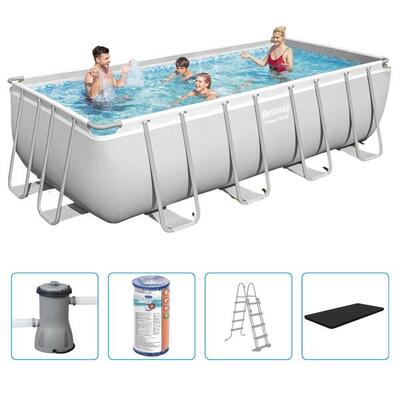 Bestway power steel 488x244x122cm zwembad – 5-delig
