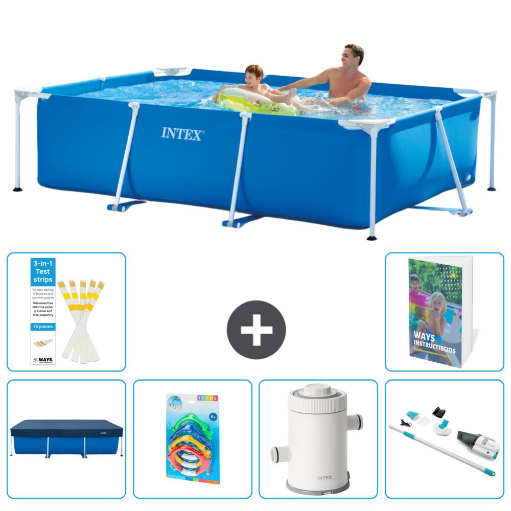 Rechteckiger Frame Pool - 260x160x65 cm - 7-teilig  S95 1/7