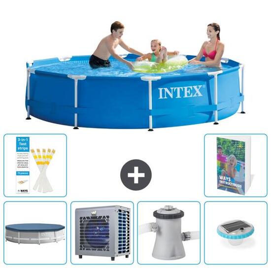 INTEX Piscina con estructura Redonda - 305x76 cm - 7-piezas S106