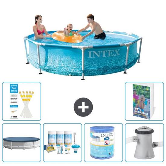 INTEX Piscina con estructura Redonda - 305x76 cm - 7-piezas S34