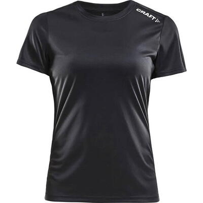 Craft rush running t-shirt kinderen - zwart