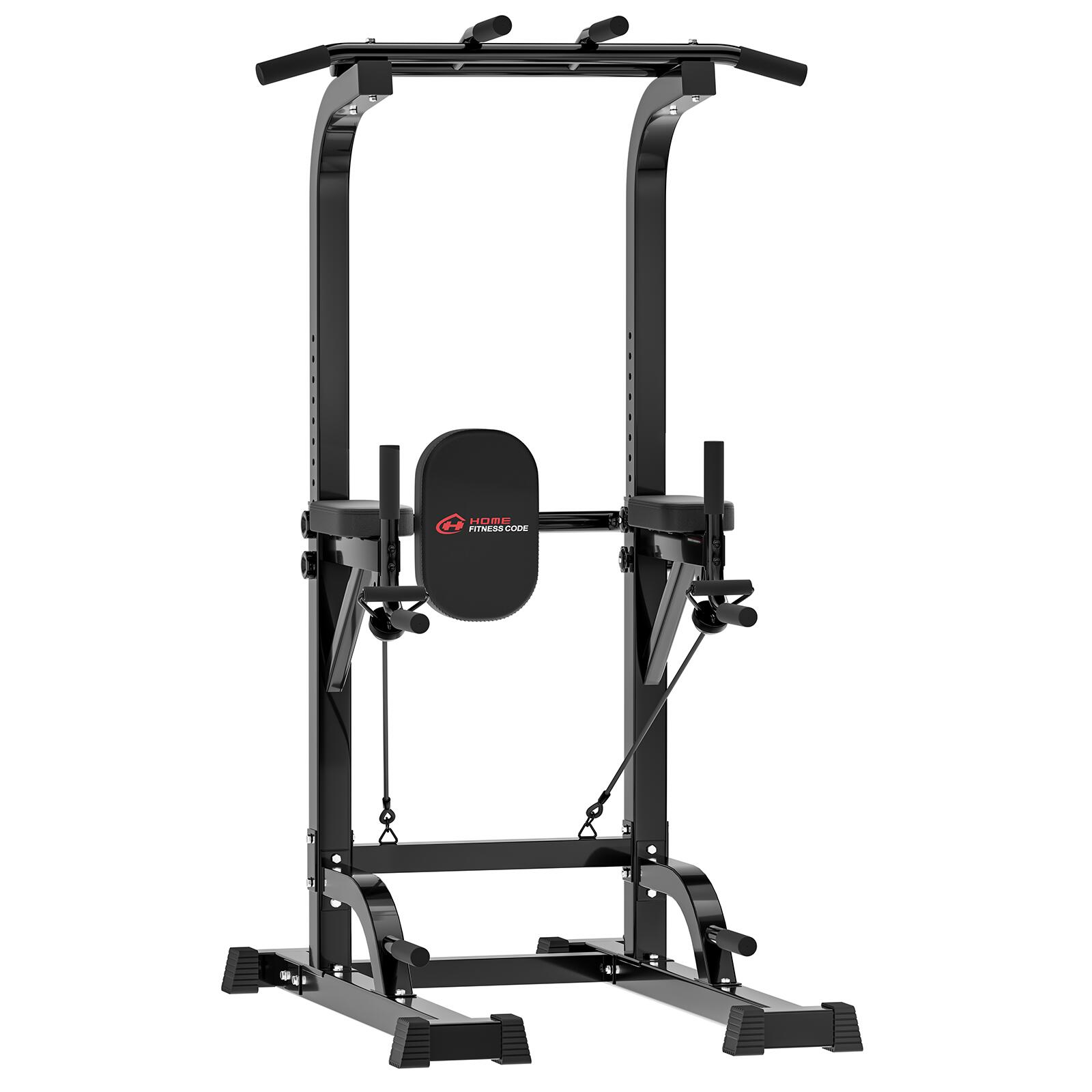 Musculation Power Tower Station Tractions Dips Multifonction Réglable 1/7