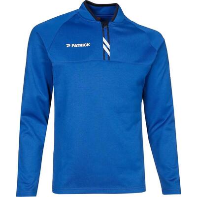 Sweater - multisport - men - patrick dynamic - lange mouwen, rits - royal/marine