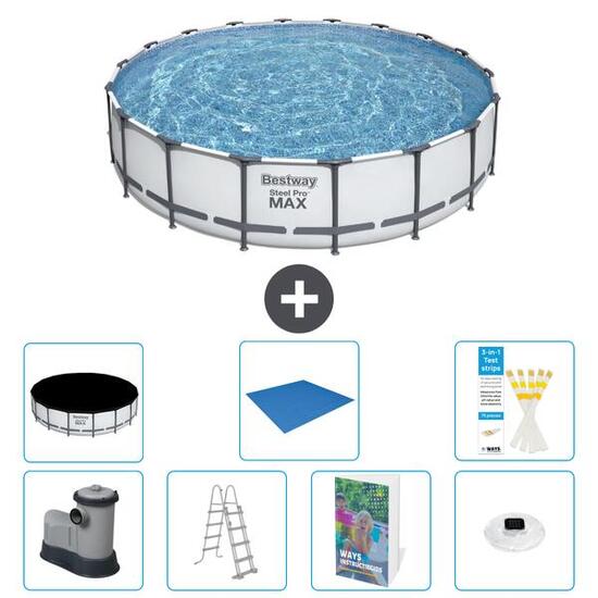Bestway Steel Pro MAX Rund - 549x122 cm - 6-teilig S596