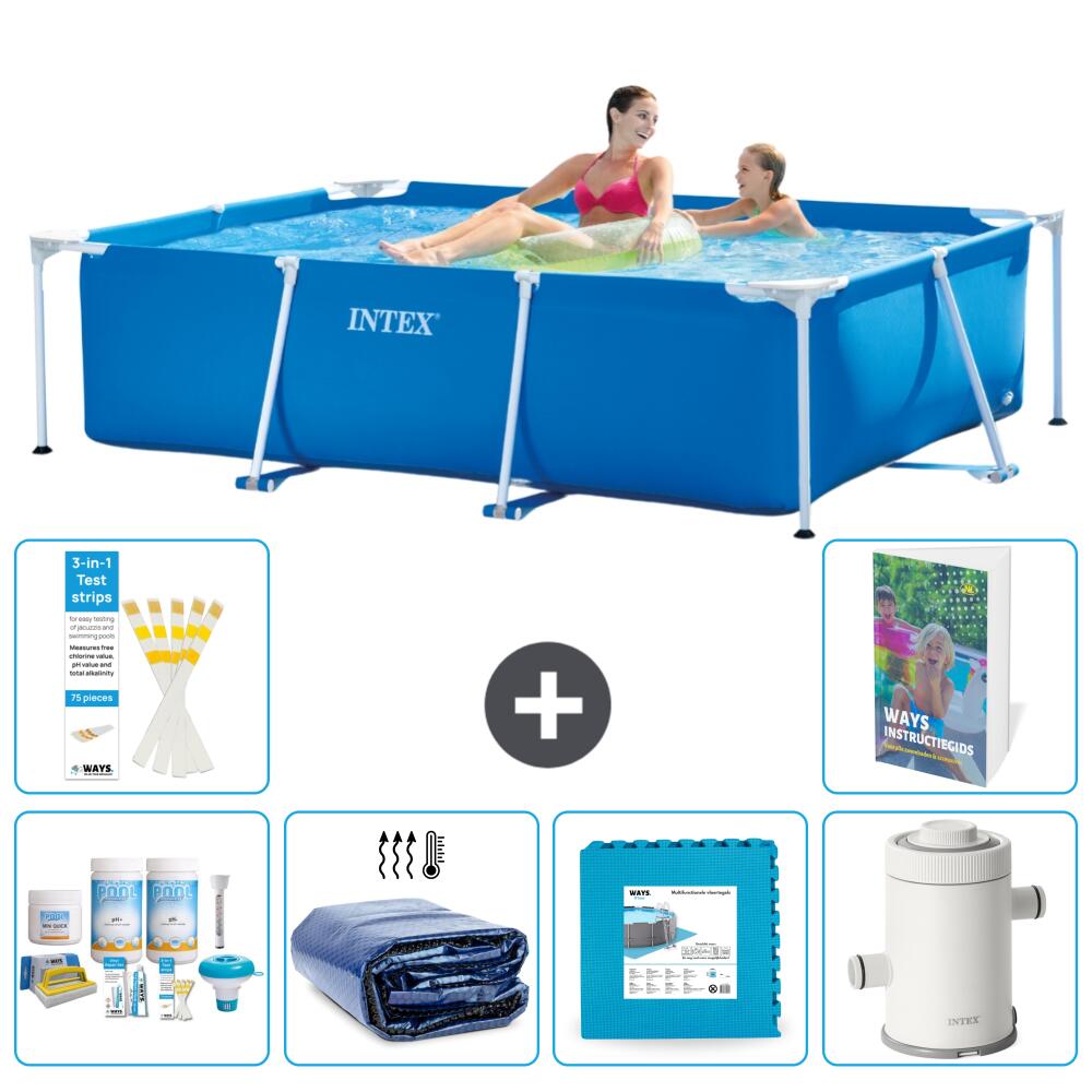Rechteckiger Frame Pool - 220x150x60 cm - 7-teilig  S14 1/7