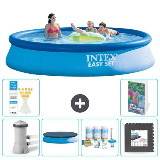 Piscine Easy Set Ronde - 396x84 cm - 7-pièces S238