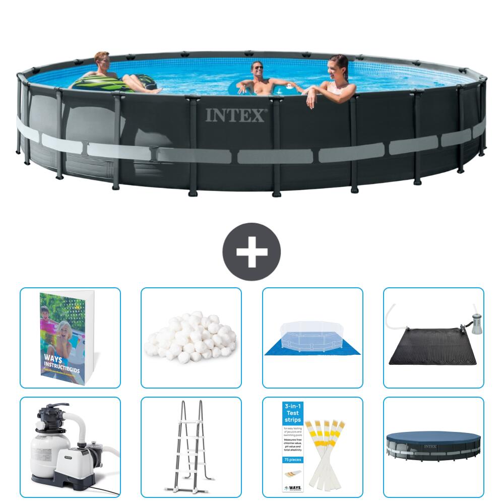 Ultra XTR Pool Rund - 610x122 cm - 9-teilig  S534 1/7