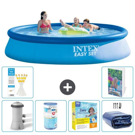 Piscine Easy Set Ronde - 396x84 cm - 7-pièces S224