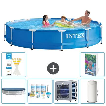 INTEX Piscina con estructura Redonda - 366x76 cm - 5-piezas S90