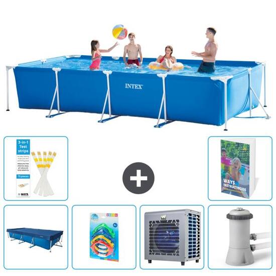 INTEX Piscina con estructura Rectangular - 450x220x84 cm - 7-piezas S13