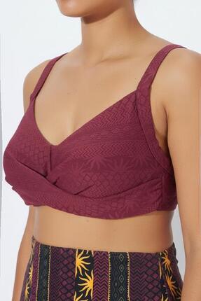 Damen Bikini Boho-Muster Softcups Träger verstellbar recycelt