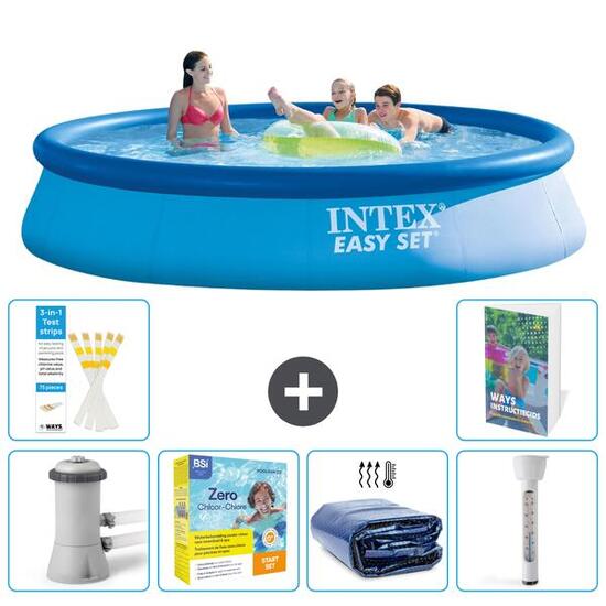 Piscine Easy Set Ronde - 396x84 cm - 7-pièces S184