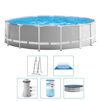 Intex prism frame 457x122cm zwembad – 6-delig