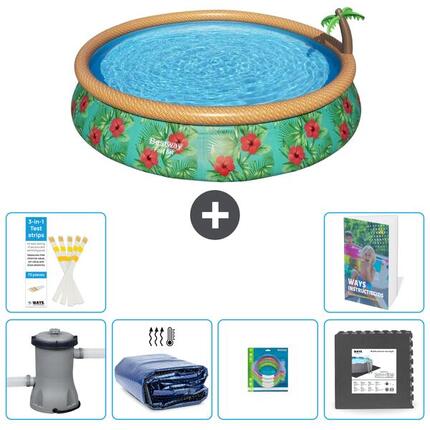 BESTWAY Piscina Bestway Fast Set Redonda - 457x84 cm - 7-piezas S177