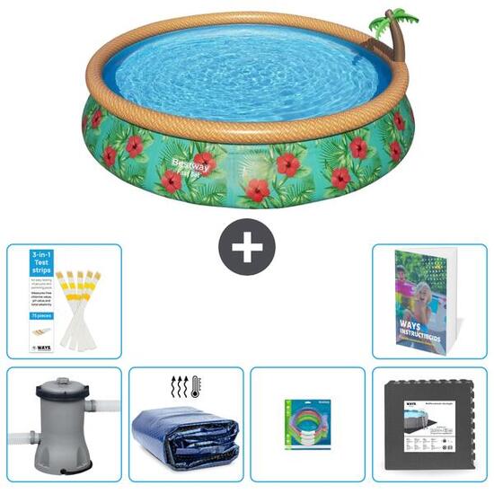BESTWAY Piscina Bestway Fast Set Redonda - 457x84 cm - 7-piezas S177