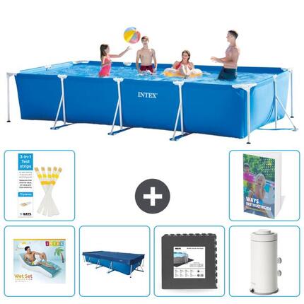 INTEX Piscina con estructura Rectangular - 450x220x84 cm - 7-piezas S11