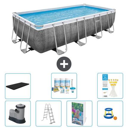 BESTWAY Piscina Bestway Power Steel Rectangular - 549x274x122 cm - S548