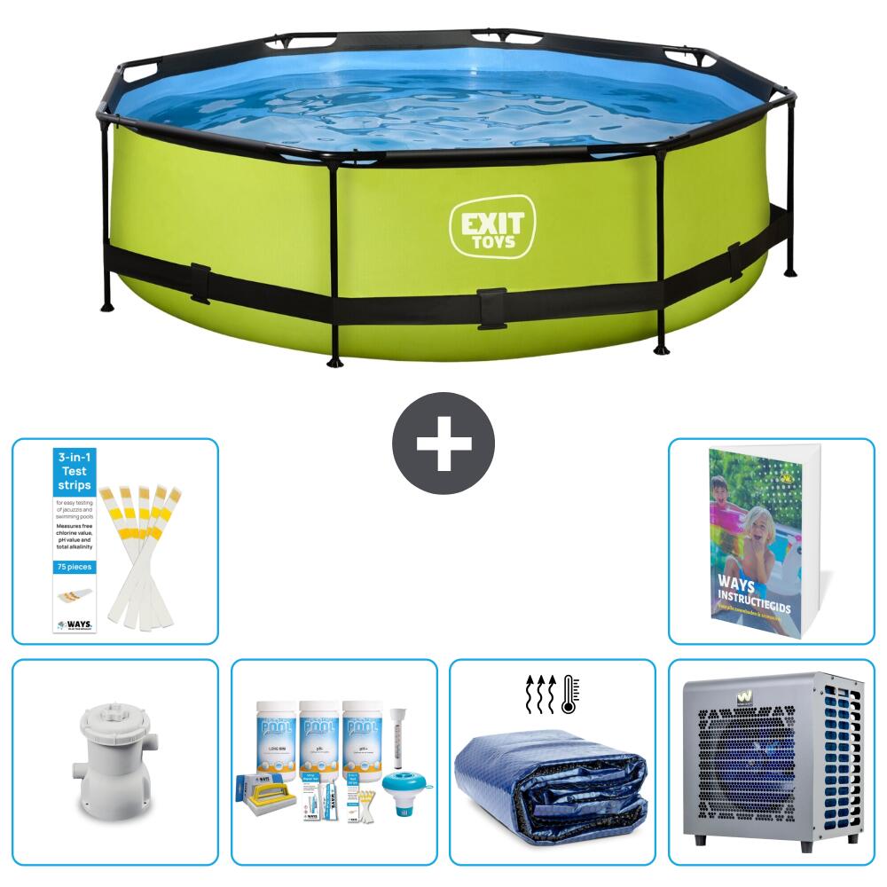 Exit Pool Rund - 300x76 cm - 7-teilig  S302 1/7