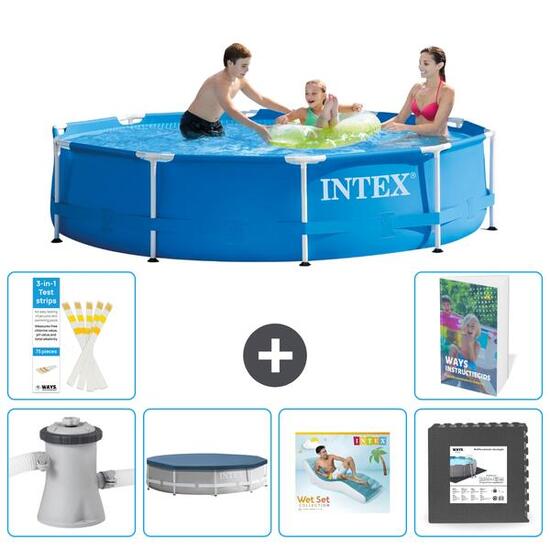 INTEX Piscina con estructura Redonda - 305x76 cm - 7-piezas S223
