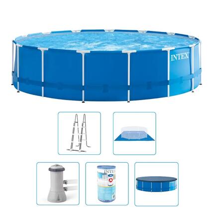 Intex Metal Frame 457x122cm Pool – 6-teilig
