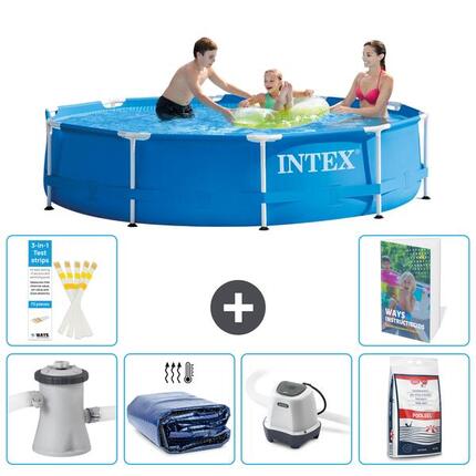 INTEX Piscina con estructura Redonda - 305x76 cm - 7-piezas S329